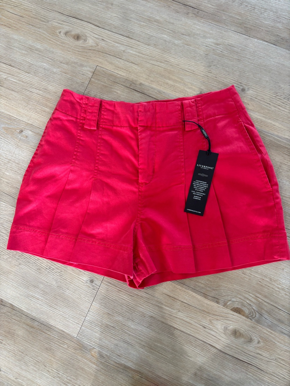 Liverpool Red Casual Shorts